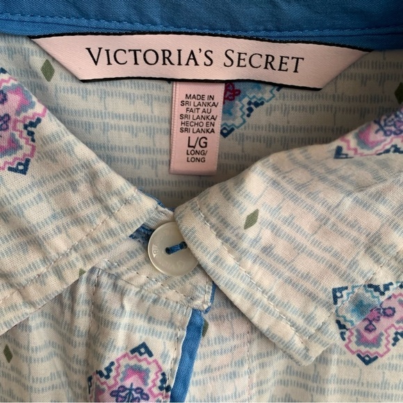 Victoria’s Secret Bundle Group Lot of 2 Sleep Shirts Women’s Size Large Tops - Picture 7 of 8